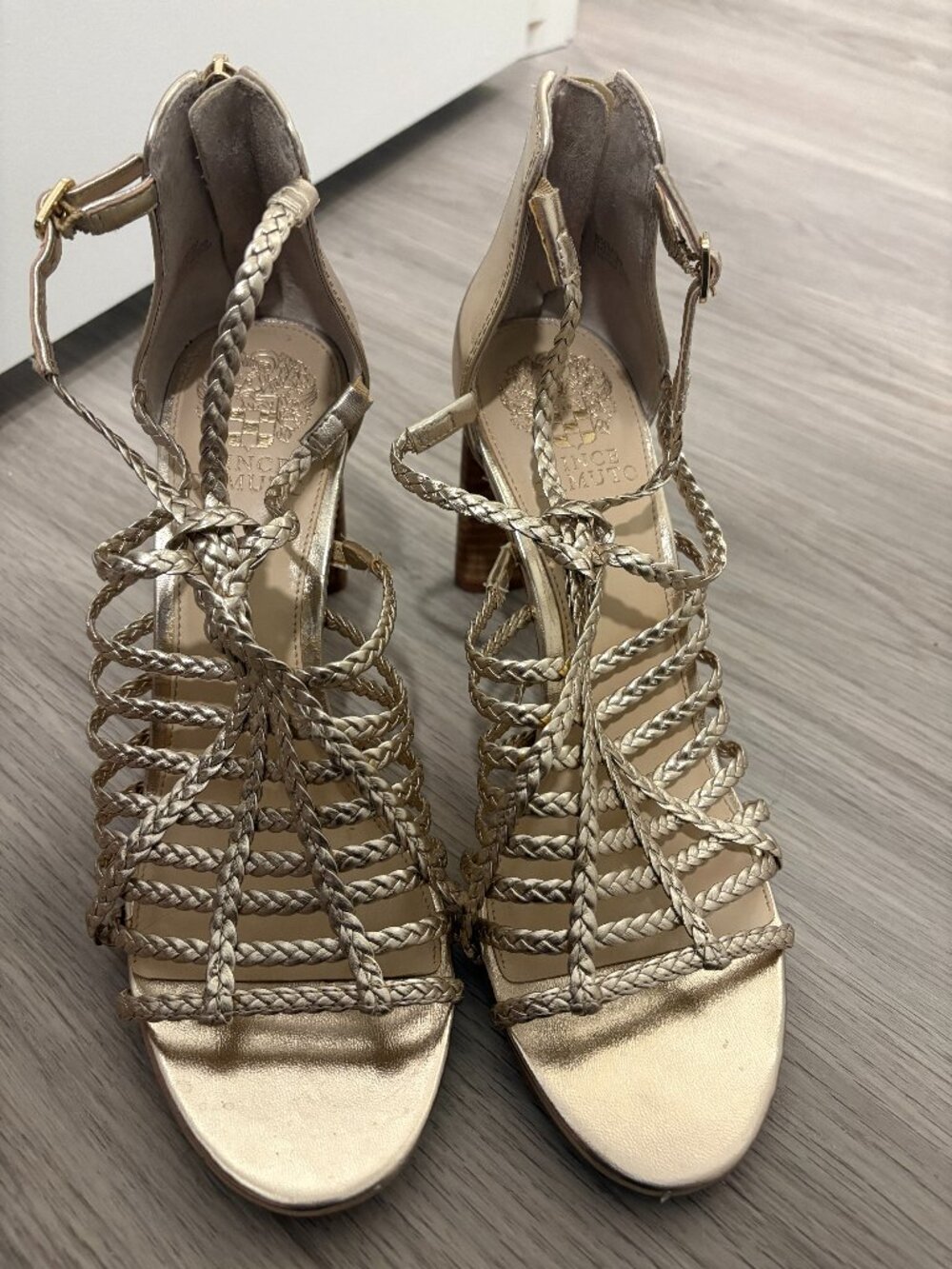 Vince Camuto Women's Footwear Ariah Braided Upper High Heel Sandal